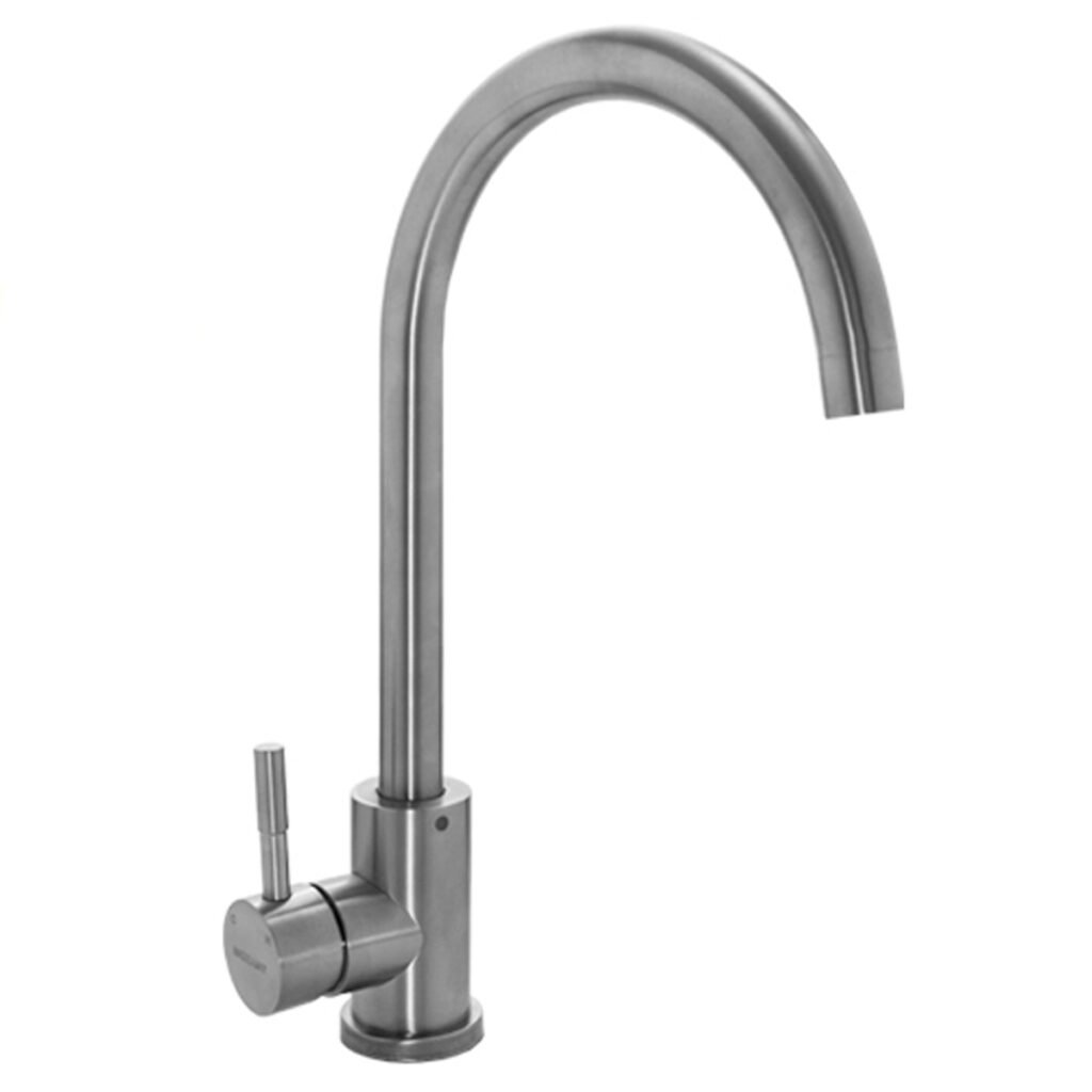 Monocomando Praga de acero pico bar para mesada