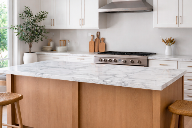 Cocina con material seleccionado